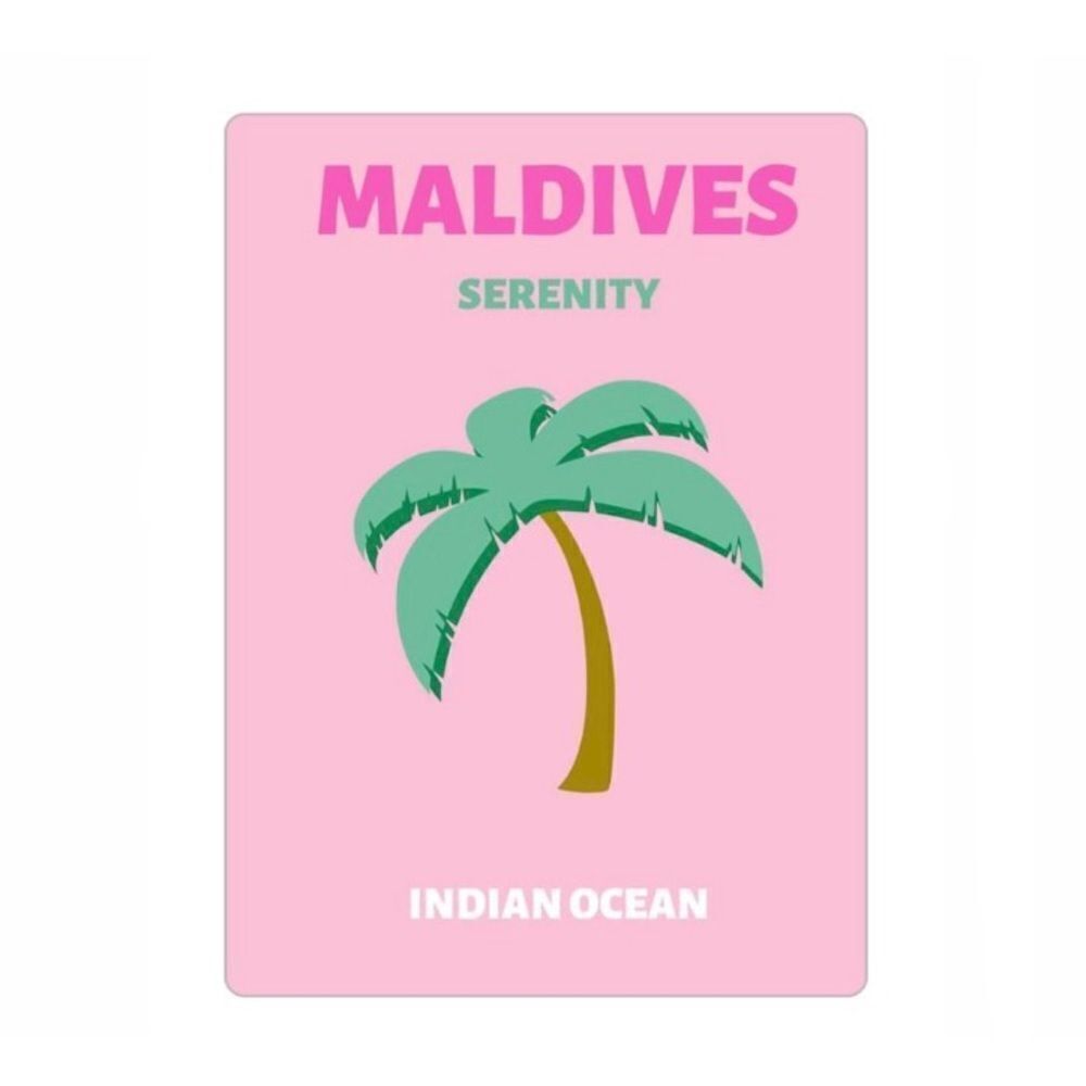 Maldives Souvenir Travel Magnet